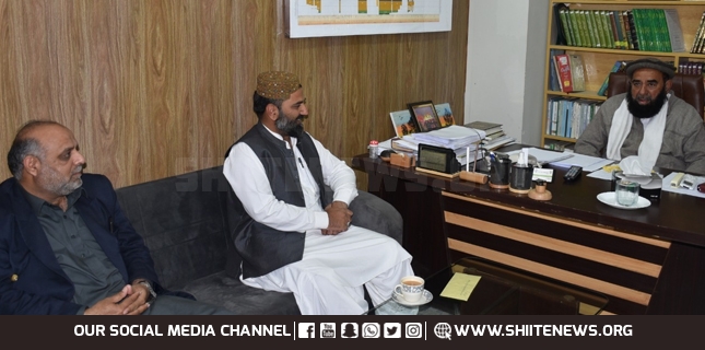 Convener MWM Curriculum Committee, Allama Domiki meets with Allama Iftikhar Naqvi