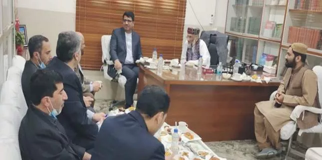 Iranian Consul General meets Sahibzada Abul Khair Zubair