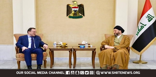 Ammar Al-Hakim meets British & Russian Ambassadors to Iraq