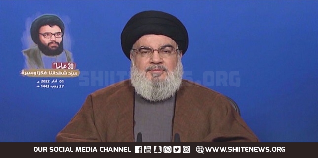 Trusting Americans, stupidity Sayyed Hassan Nasrallah