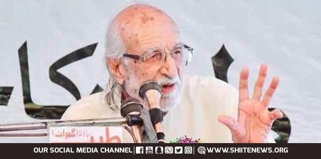 Renowned Elderly Zakir e Ahle Bait (AS) Allama Shafqat Mohsin Kazmi passes away