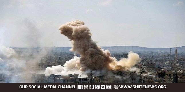 Several massive explosions heard in southern Syria