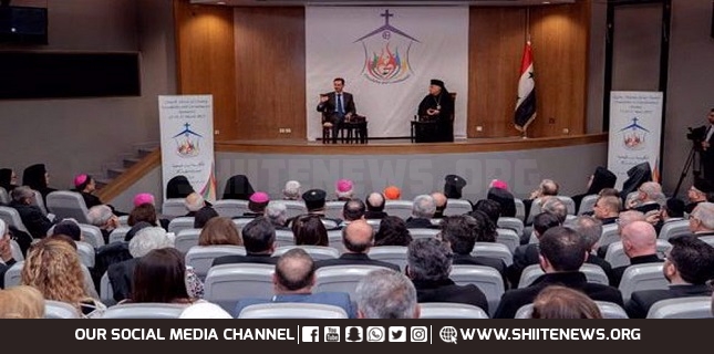 President Assad Israel seeks to displace Christians across region