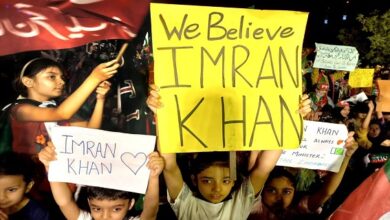 Imran Khan praises ‘massive outpouring of support’ as protests staged nationwide