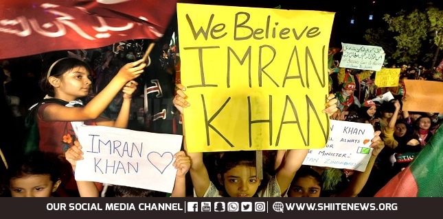 Imran Khan praises ‘massive outpouring of support’ as protests staged nationwide