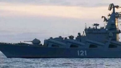 Russia says its warship in Black Sea badly damaged by blast