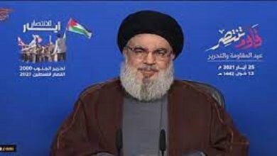  Nasrallah Warns Zionists: Demise of Al-Quds Means Demise of ‘Israel’