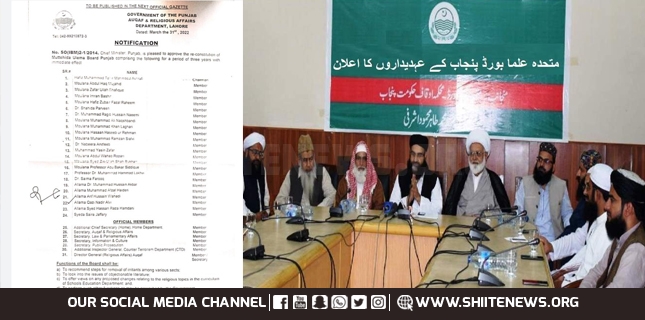 Fiqah Jafferia obtains equal representation in Mutehda Ulema Board Punjab