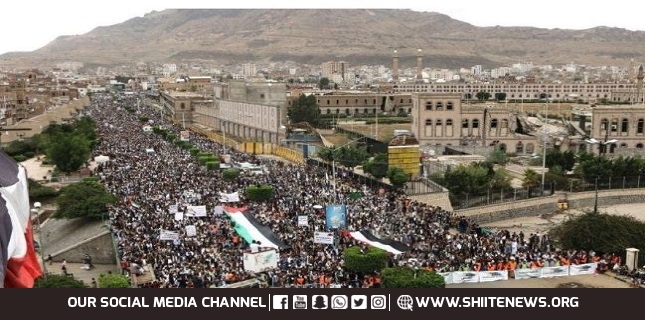 Millions of Yemeni people rally on Quds Day to support Palestine