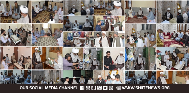 Allama Raja Nasir Abbas visits the injured and bereaved families of the Peshawar blast
