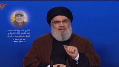 Arab world can never protect Lebanon from Zionist aggression: Nasrallah