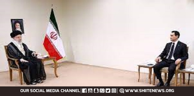 Ayatollah Khamenei stresses Iran’s neighbors first policy in talks with Turkmen president