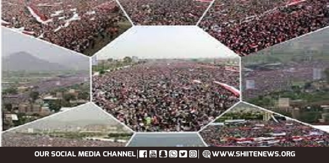 Yemenis stage mass rallies to decry Saudi aggression, vow continued resistance