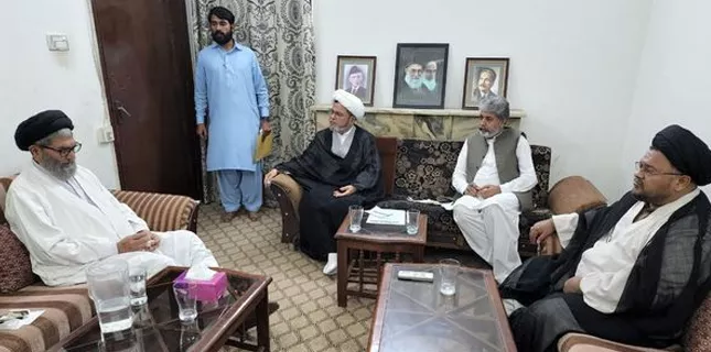 Central leaders of Shia Ulema Council meet Allama Sajid Naqvi in Rawalpindi