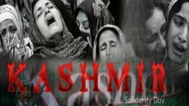 Kashmiris on both sides of the Line of Control observed Black Day
