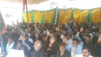 Hunger strike camp against unjust case against mourners