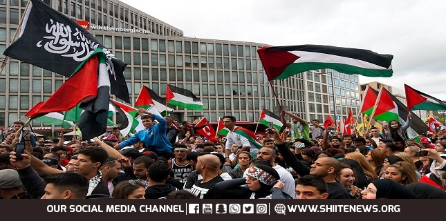 Gazans rally to protest against Israeli violations at al-Aqsa Mosque