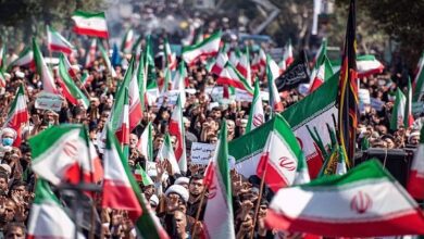Iranians rally to decry foreign-backed riots, desecration of sanctities