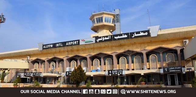 Zionist missile strikes hit Syria's Aleppo airport