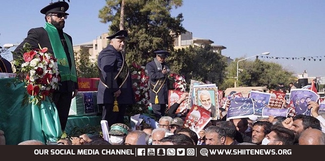 Iranians attend huge funeral for victims of terror attack in Shiraz