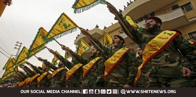Hezbollah Fighters Salute Palestinian Comrades-in-Arms