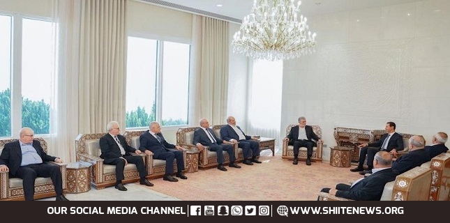 Syrian President emphasizes continuing to support Palestinian cause