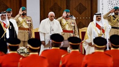 Bahrain Mirror Pope entered Bahrain’s history forever