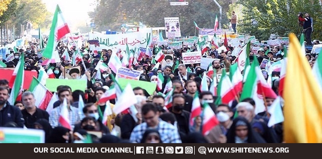 Iranians mark US embassy takeover with massive nationwide rallies