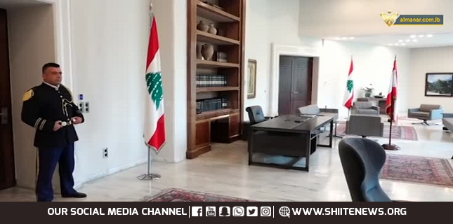 Lebanon’s Flag Removed, President’s Office Shut at Baabda Palace