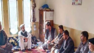 CP ISO Hasan Arif meets with office bearers of Anjuman-e-Hussainia Parachinar