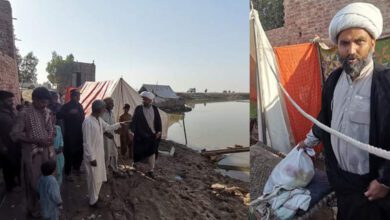 Hardships of flood victims not decreased, coming winter will increase their problems, Allama Maqsood Domki
