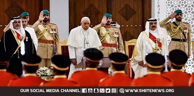 Bahrain Mirror Pope entered Bahrain’s history forever