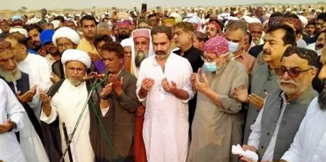 SUC delegation attends funeral of Mir Balakh Sher Mazari