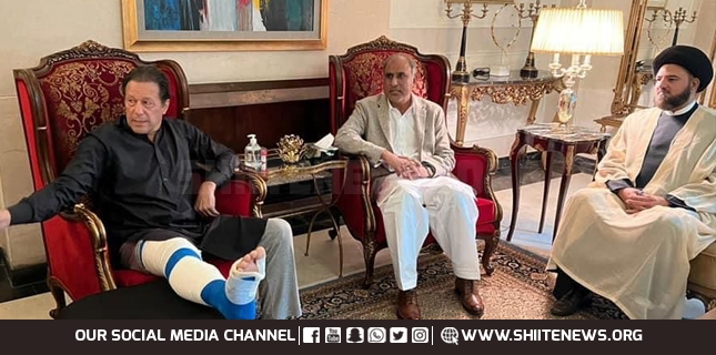 Allama Syed Zaheer-ul-Hassan Naqvi meets Imran Khan