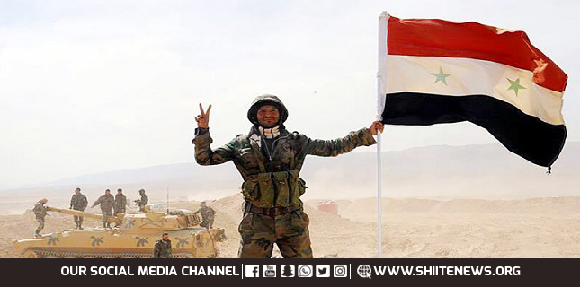 ISIL Leader Blowing Himself Up during Clashes with Syrian Army