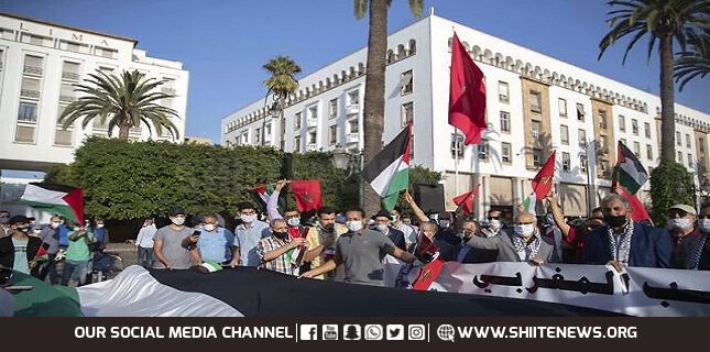Moroccans rally against Normalization with Zionist terrorist regime