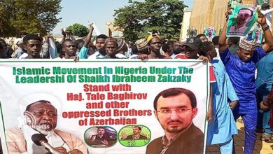 Nigerian Muslims support oppressed Shi'a Azerbaijanis