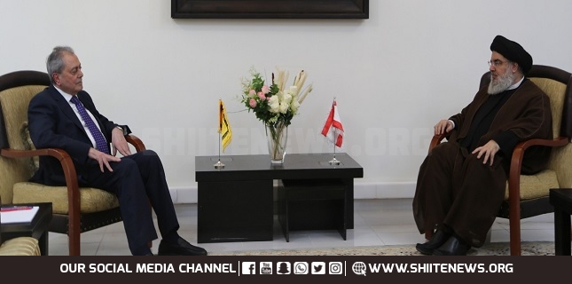 Sayyed Nasrallah Hosts Outgoing Syrian Ambassador to Lebanon