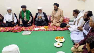 Allama Shabbir Maisami condoles on Maulana Tahir Najafi's father