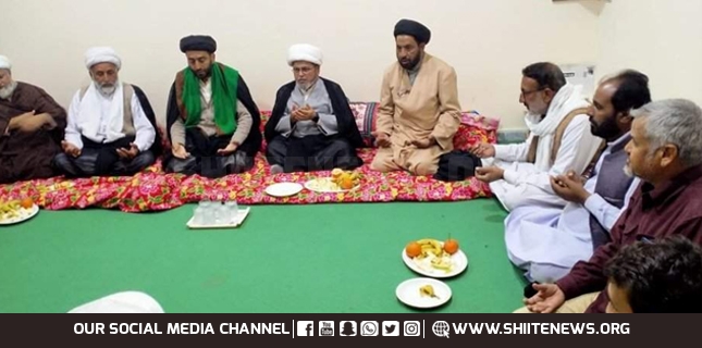 Allama Shabbir Maisami condoles on Maulana Tahir Najafi's father