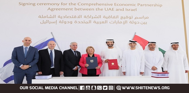 UAE, Zionist regime sign comprehensive economic agreement