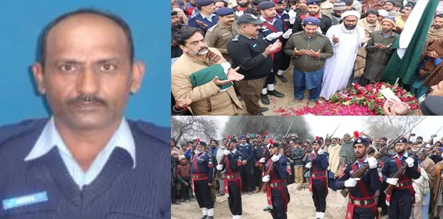 Police constable Adeel Hussain Naqvi laid to rest with honour
