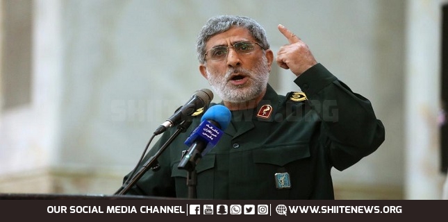 Disciples of Gen. Soleimani school will expel US from region: IRGC