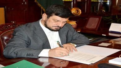 Governor signs summary dissolving K-P Assembly