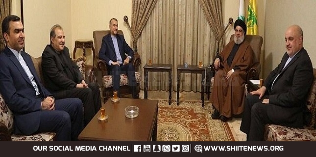 Iran foreign minister meets Hassan Nasrallah in Beirut