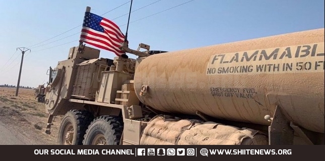 US occupation forces steal 53 tankers of oil from Syriaq