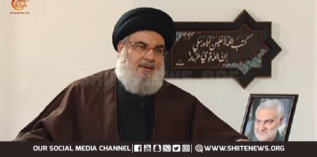 Nasrallah US killed Soleimani, Muhandis to weaken resistance, remove threats to Israel