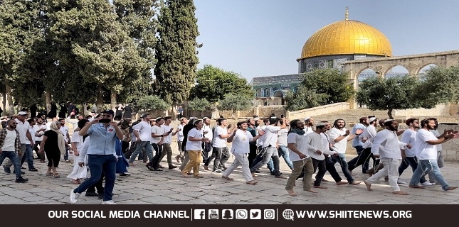 139 extremist Jewish settlers defile Aqsa Mosque under police guard