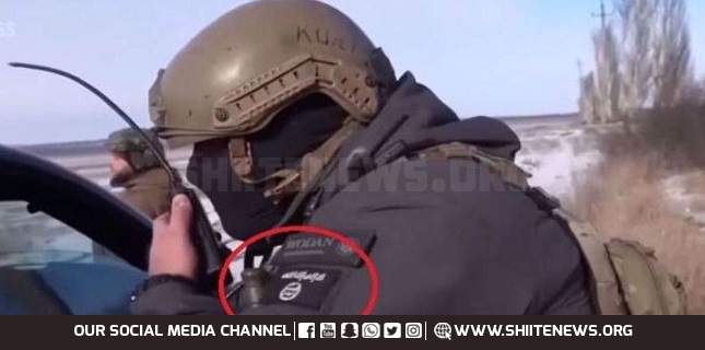 Ukrainian commander wears Daesh insignia on uniform, video shows