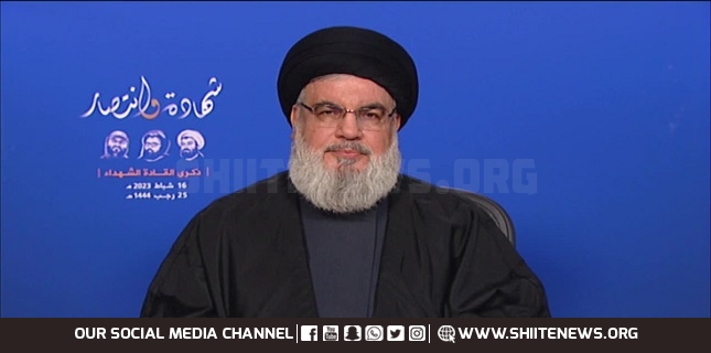 Nasrallah He Who Pushes Lebanon towards Collapse Has to Expect Chaos in ‘Israel’